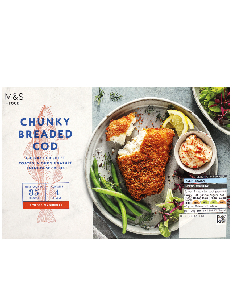 4 Chunky Breaded Cod