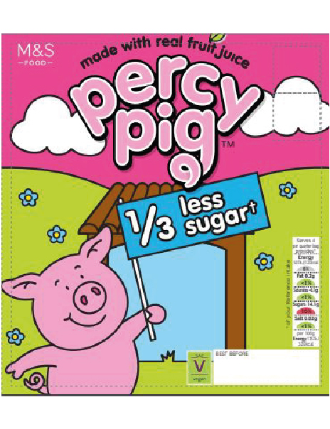 Percy Reduced Sugar