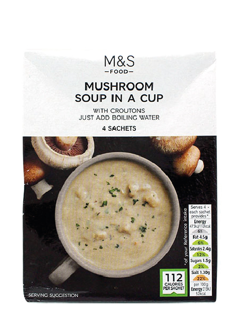  Creamy Mushroom Cup Soup 