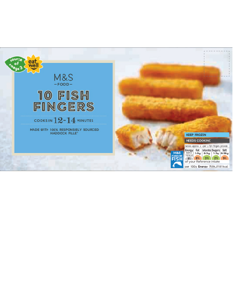  10 Haddock Fish Fingers 