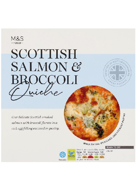  Salmon And Broccoli Quiche 