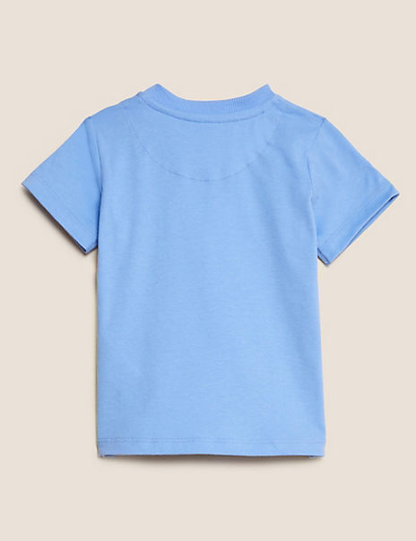 Pure Cotton Slogan T-Shirt (0-3 Yrs)