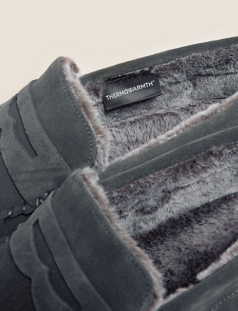 Suede Slippers with Freshfeet™
