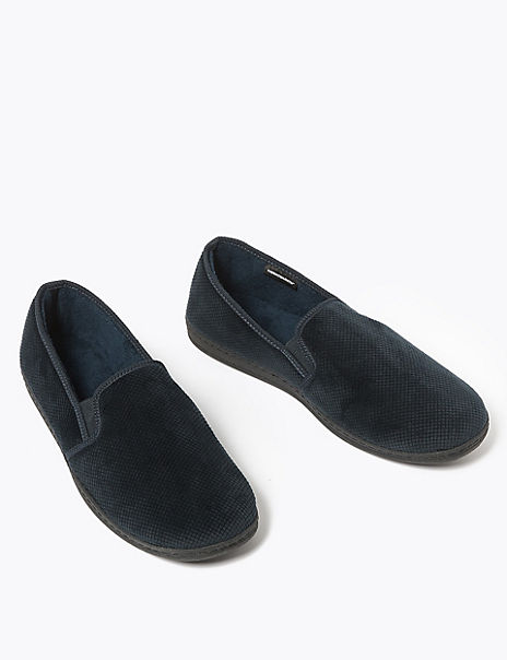 Velour Slippers with Freshfeet™