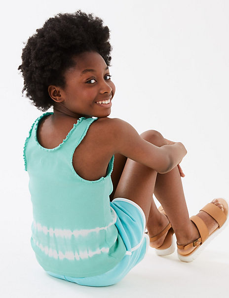 Cotton Rich Tie Dye Vest (6-16 Yrs)