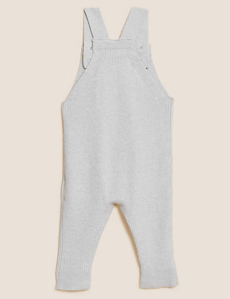 Knitted Dungarees (7lbs – 12 Mths)
