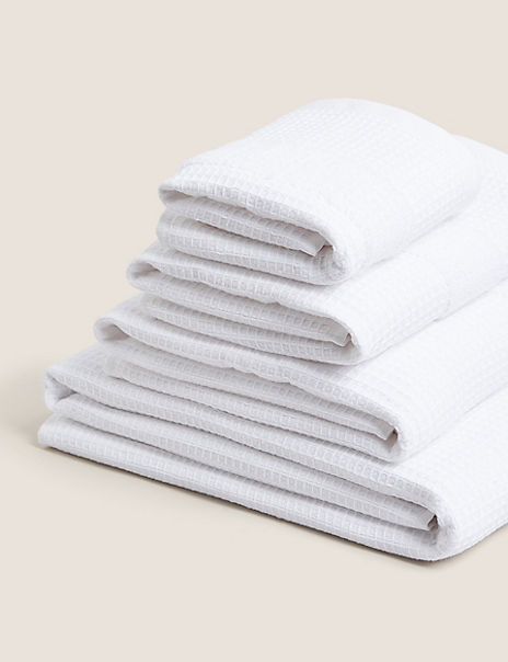 Pure Cotton Waffle Towel