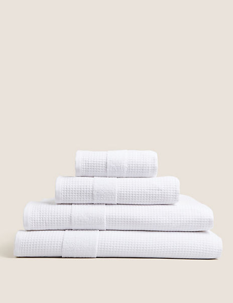 Pure Cotton Waffle Towel