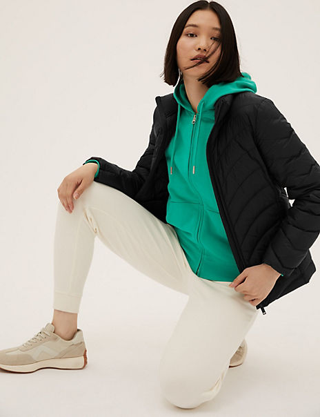 Feather & Down Packaway Puffer Jacket, M&S Collection