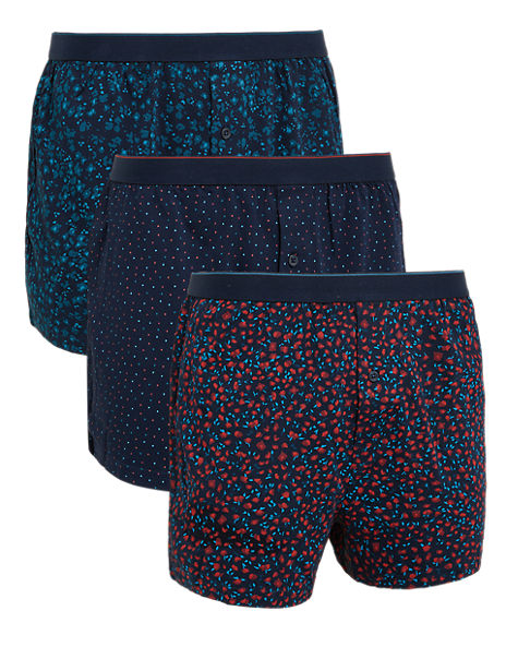 3pk Pure Cotton Cool & Fresh™ Jersey Boxers