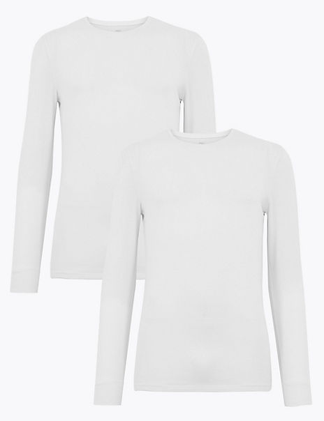 2pk Heatgen™ light Thermal Long Sleeve Tops, M&S Collection