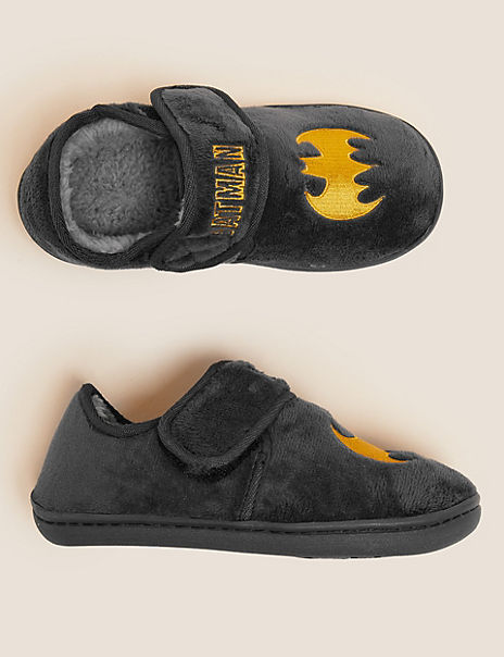Kids’ Batman™ Riptape Slippers (5 Small – 12 Small)