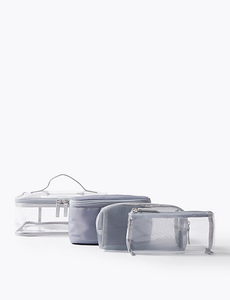 4 Piece Make-Up Bag Set