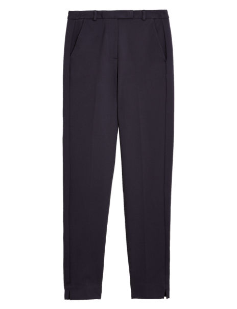 Jersey Slim Fit Ankle Grazer Trousers