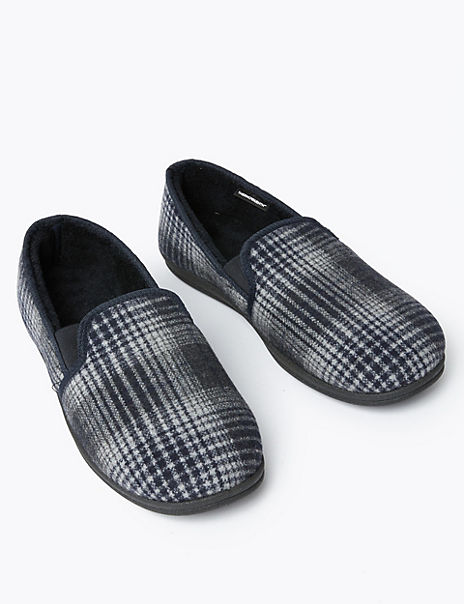 Fleece Lined Slippers with Freshfeet™