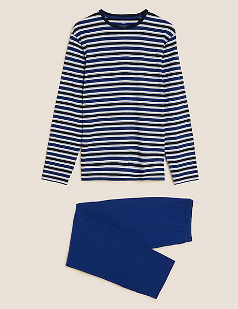 Pure Cotton Striped Pyjama Set - Marks and Spencer Cyprus | Symeonides  Fashion House