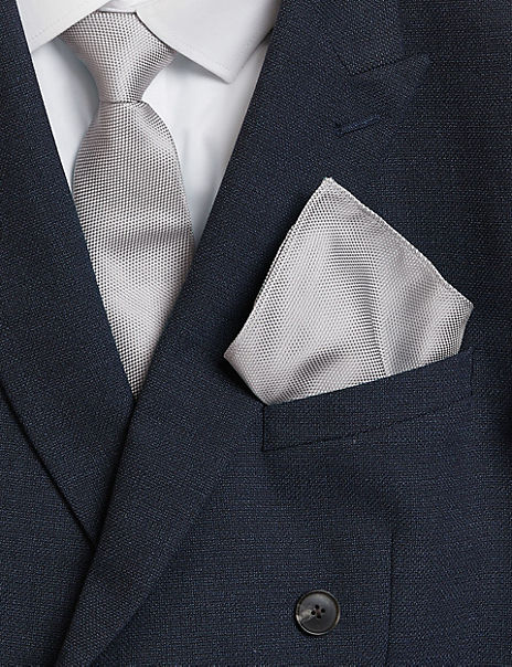 Woven Tie & Pocket Square Set