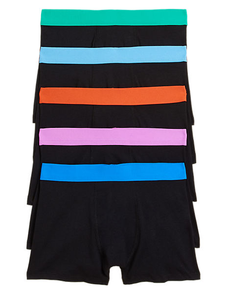 5pk Cotton with Stretch Trunks (5-16 Yrs)