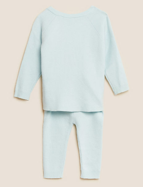 2pc Knitted Elephant Outfit (7lbs – 12 Mths)