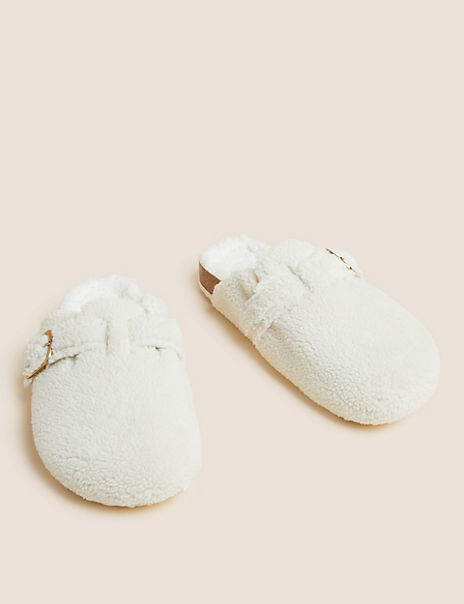 Kids’ Faux Fur Mule Slippers (13 Small – 6 Large)