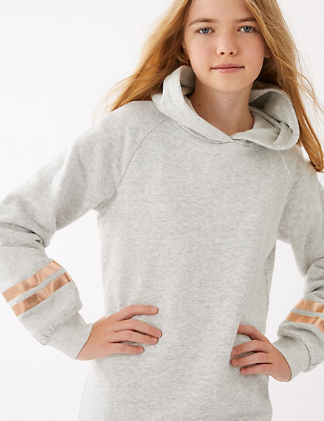 Cotton Rich Striped Hoodie (6-16 Yrs)