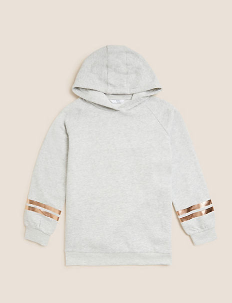 Cotton Rich Striped Hoodie (6-16 Yrs)