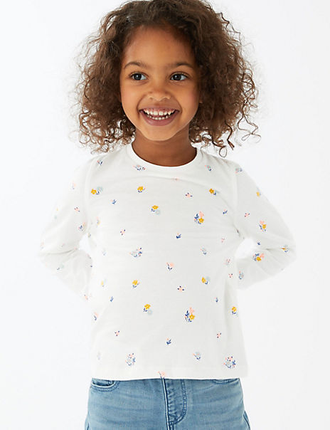 3pk Pure Cotton Tops (2-7 Yrs)