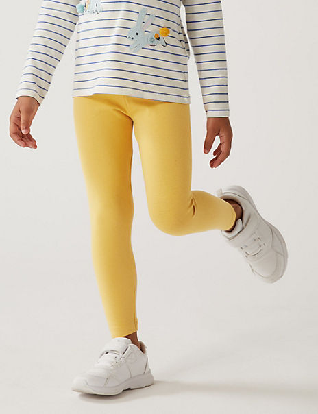 5pk Cotton Rich Patterned Leggings (2-7 Yrs)