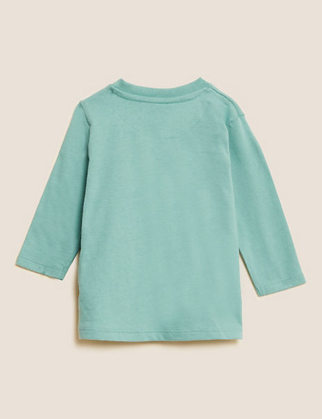 Pure Cotton Smile Slogan Top (0-3 Yrs)