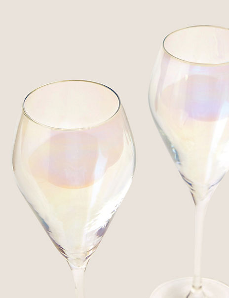 Set of 2 Lustre Prosecco Glasses