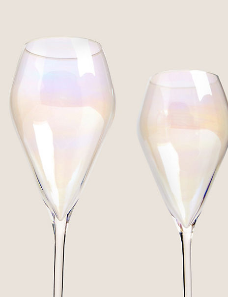 Set of 2 Lustre Prosecco Glasses