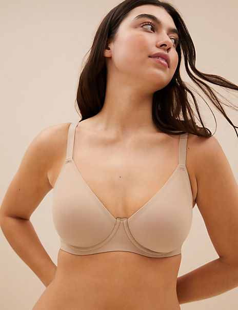 Body™ Smooth Floral Full Cup Bra DD+, M&S Collection