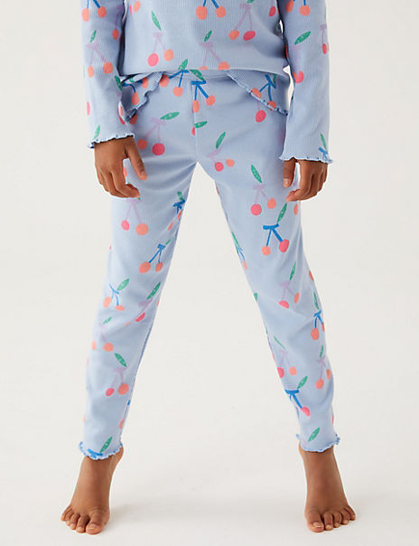 Cotton Rich Cherry Print Pyjamas (12 Mths – 8 Yrs)