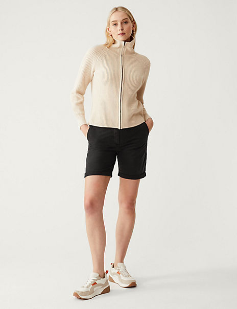 Cotton Rich Tea Dyed Chino Shorts