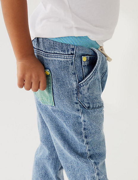 Regular Pure Cotton Jeans (2-8 Yrs)