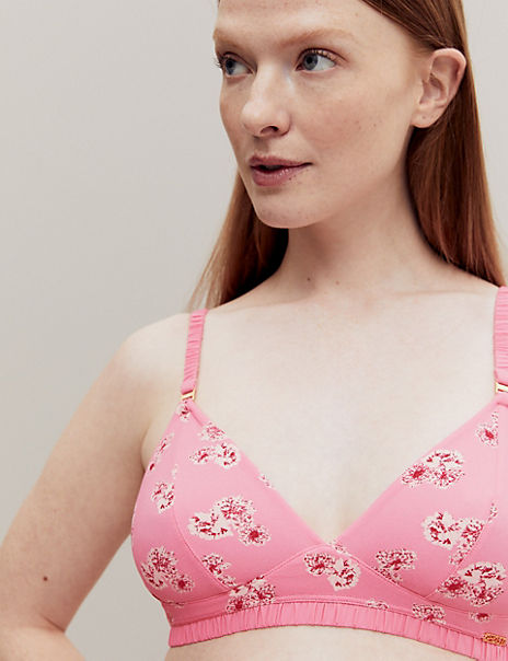 Floral Print Non Wired Bralette A-E - Marks and Spencer Cyprus