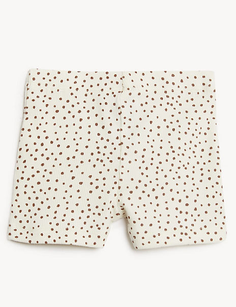 Cotton Rich Spot Shorts (0-12 Mths)