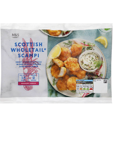 Breaded Wholetail Scampi