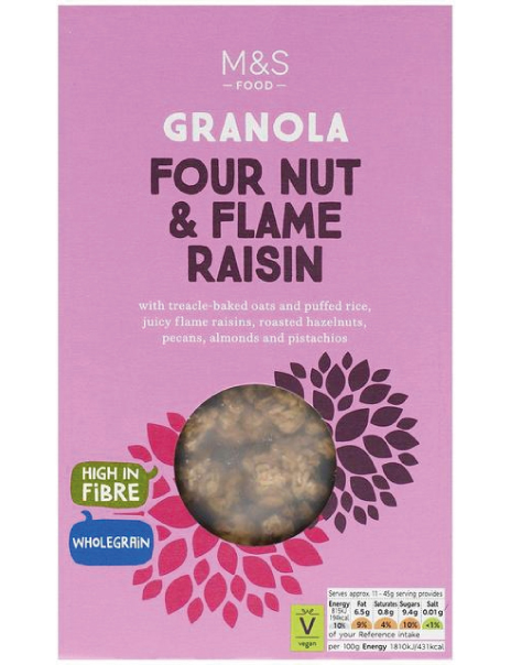  4 Nut and Flame Raisin Granola Pot 