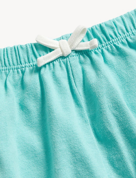 Pure Cotton Bloomer Shorts (0-3 Yrs)