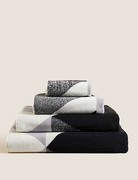  Pure Cotton Abstract Shapes Towel 