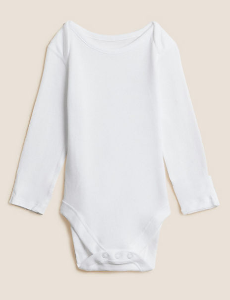 5pk Pure Cotton Bodysuits (5lbs – 3 Yrs)