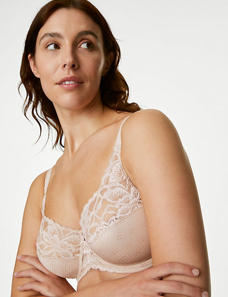2 Pack Non-Wired Full Cup T-Shirt Bras AA-E, M&S Collection