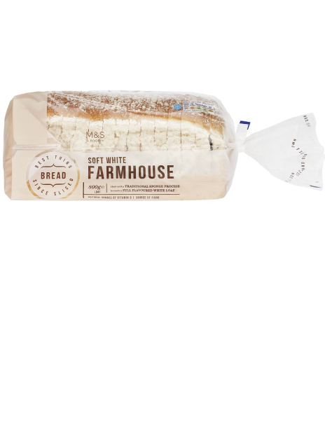  Soft White Farmhouse Bread Loaf 