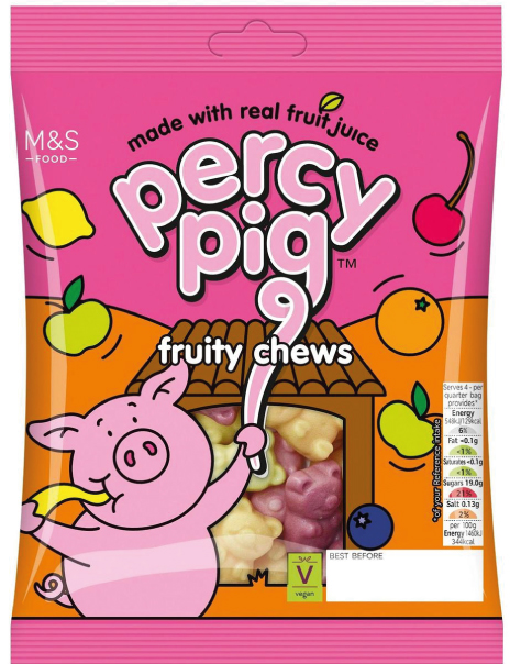 Percy Pig Fruity Chews 