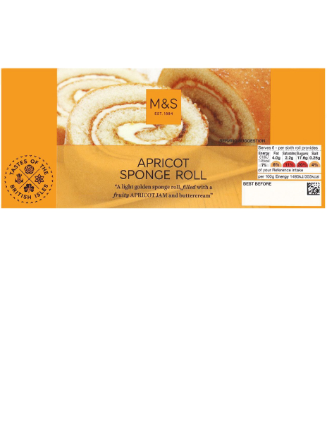 Apricot Sponge Roll