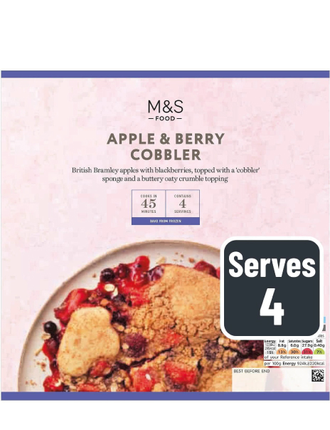 Apple & Berry Cobbler