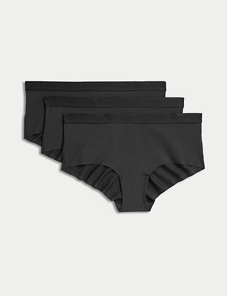 3pk Body Soft™ High Leg Knickers, M&S Collection