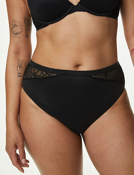 3pk Body Soft™ High Waisted Brazilian Knickers