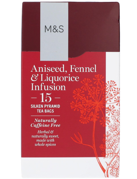 Aniseed, Fennel & Liquorice Infusion Tea Bags